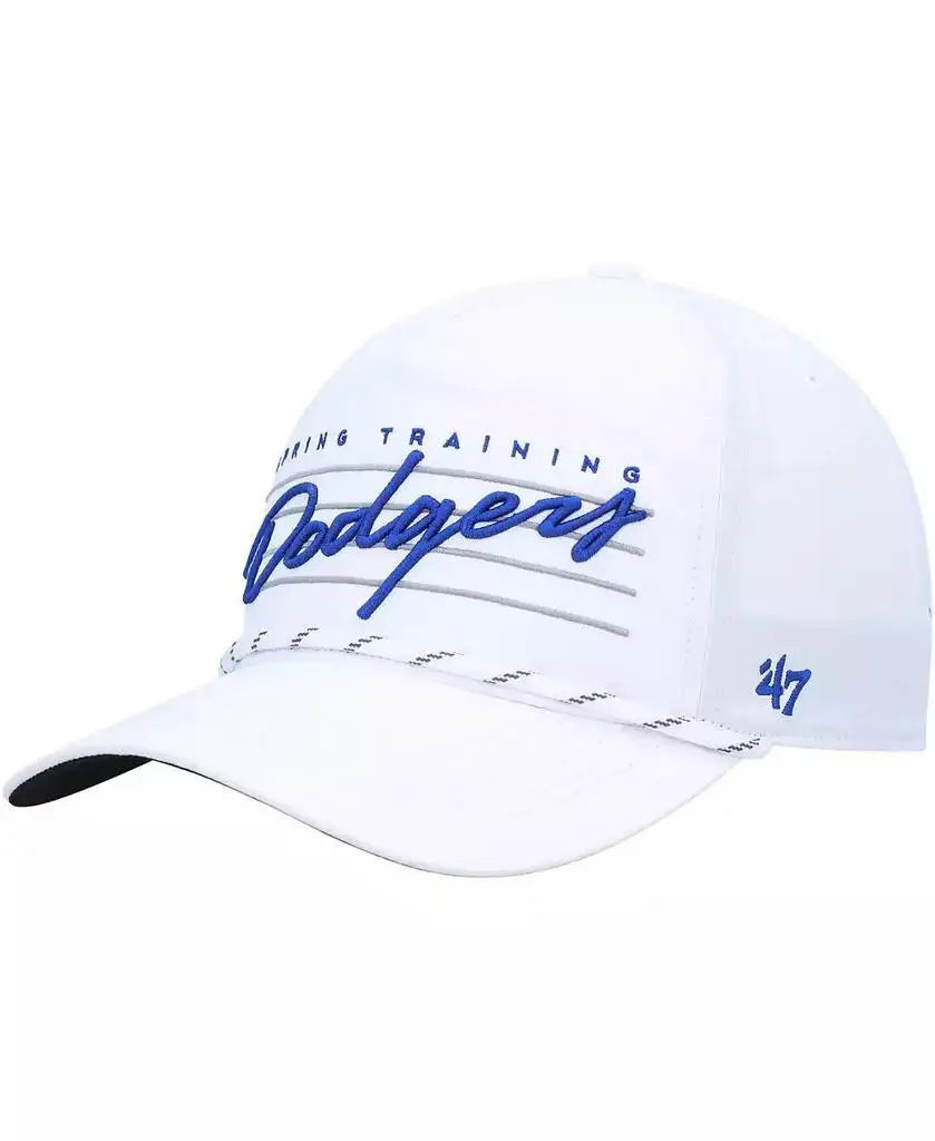 '47 Brand | Men's White Los Angeles Dodgers Downburst Hitch Snapback Hat '47 Brand | Men's White Los Angeles Dodgers Downburst Hitch Snapback Hat